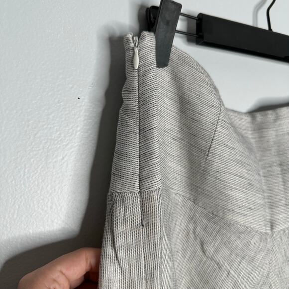 Cabi‎ Woman's White + Black Luna Linen Blend One Fine Day Circle Skirt A-Line 6 - Picture 9 of 9